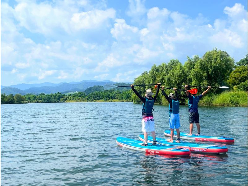 【距余市站步行7分钟】在平静的余市川上悠闲地体验SUP の紹介画像