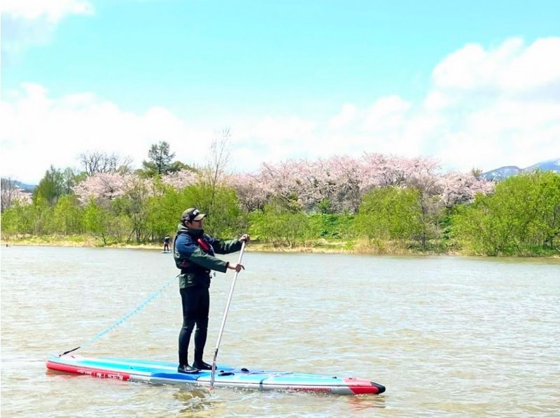 銷售！ [餘市站/步行10分鐘]隱藏的地點！流淌在大自然中♪在餘市川上放鬆的河流SUP。深受初次旅客以及帶女孩旅行的情侶和家庭的歡迎の紹介画像