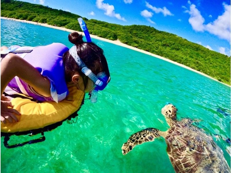 【宮古島・1組貸切】本当に出会える！海亀シュノーケル★12歳以下は子供料金★ウェットスーツ体験料金込み‼︎撮影費も込み込みです♪の紹介画像