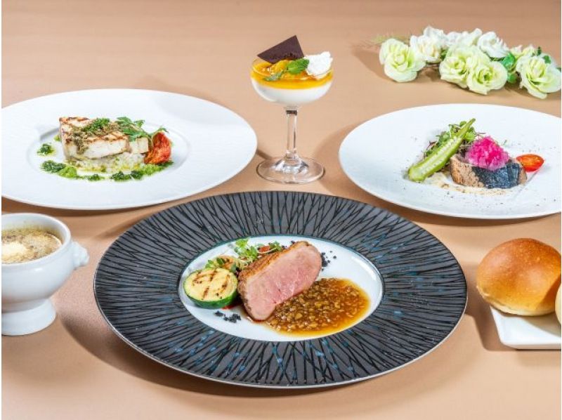 【兵庫・神戸】2/26～3/13限定【17:00発トワイライトクルーズ】「フレンチ(ルーナ)コース」淡路玉葱と播州百日どりの滋味フレンチの紹介画像