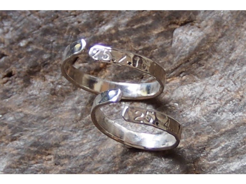 [Kyoto, Kita Ward, Handmade Rings] 90 minutes or more. Open rings. Hand-engraved on both sides!の紹介画像