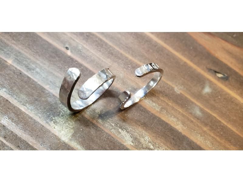 [Kyoto, Kita Ward, Handmade Rings] 90 minutes or more. Open rings. Hand-engraved on both sides!の紹介画像