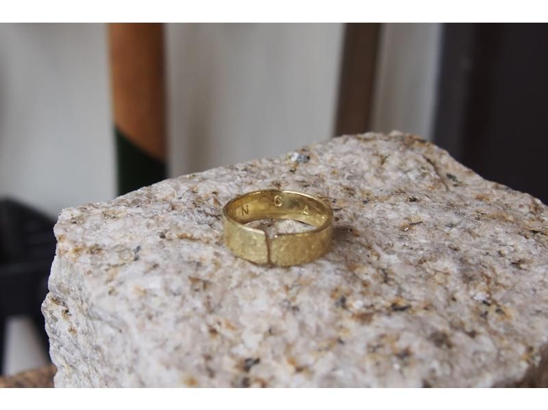 [Kyoto, Kita Ward, Handmade Rings] 90 minutes or more. Open rings. Hand-engraved on both sides!の紹介画像