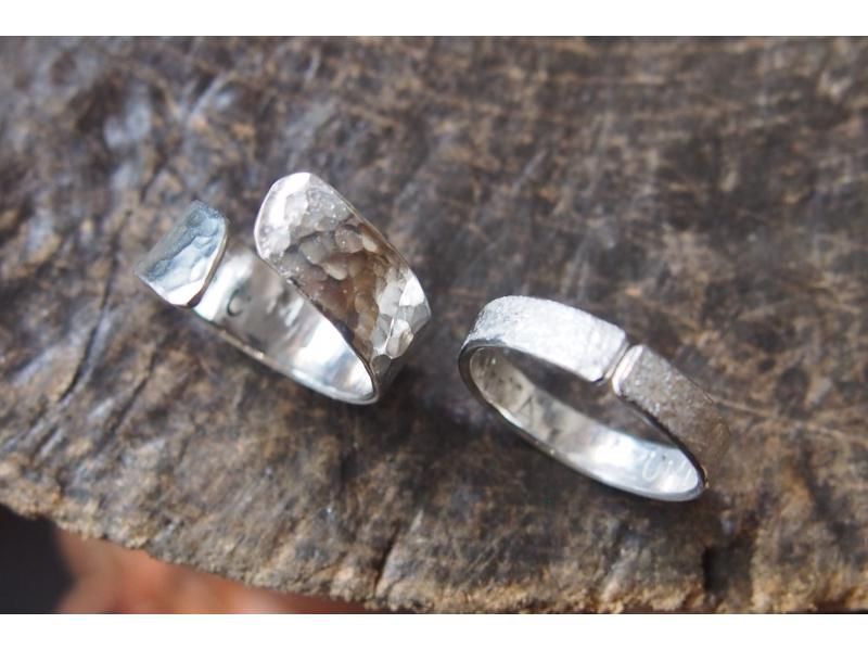 [Kyoto, Kita Ward, Handmade Rings] 90 minutes or more. Open rings. Hand-engraved on both sides!の紹介画像
