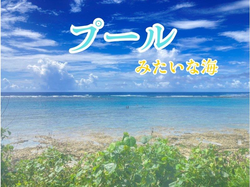 【2～75歳！貸切天然水族館ツアー】ウミガメ・クマノミがいる水域（ジョン万ビーチ）プロガイドが案内するシュノーケリング