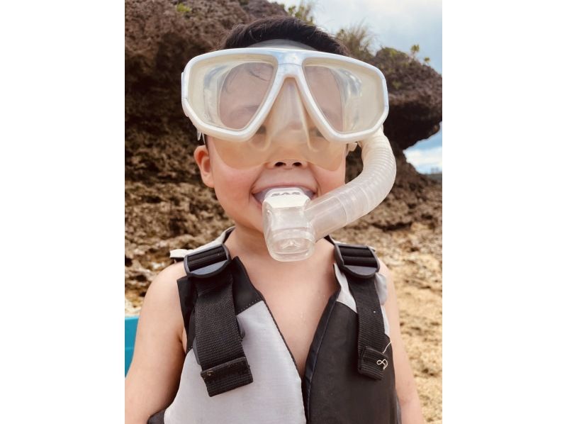 [Onna Village/Snorkeling] ☆ Free support plan for preschoolers! 1 year old and up can participate! For your child's seaside debut! ☆I was able to do what I wanted to do by playing and learningの紹介画像