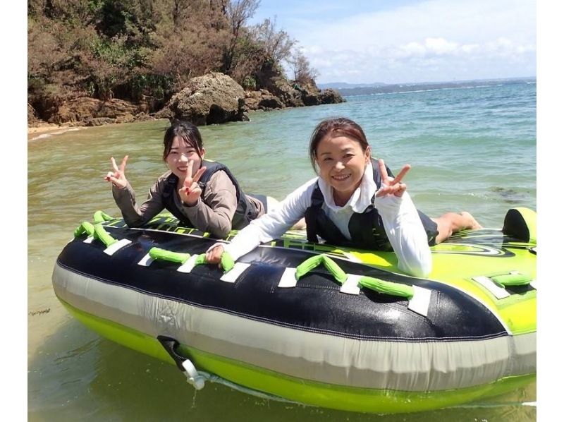★[Active 3] & [Parasailing, flyboard, or hoverboard] You can have fun at two locations: Kanucha Resort & Heapy Beach ♪の紹介画像