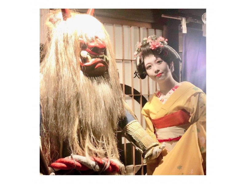 [จังหวัดอาคิตะ/เมืองอาคิตะ] สัมผัสประสบการณ์อาคิตะคันโตและเพลิดเพลินกับทัวร์กลางคืนของอาคิตะในเวลากลางคืน (รวมคูปองอาหาร Akita Nagaya Bar เสริม) เดินรอบเมืองกับ Akita Maiko!の紹介画像