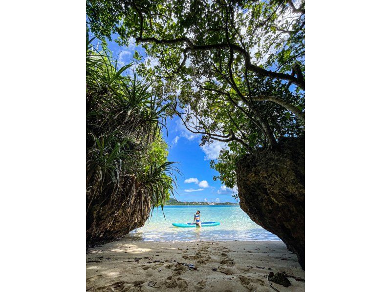 [Set tour] Kabira Bay SUP & Blue Cave Sea Turtle Snorkeling ☆ Sea turtle encounter rate is currently 100% 《Drone data present》 Spring sale now onの紹介画像