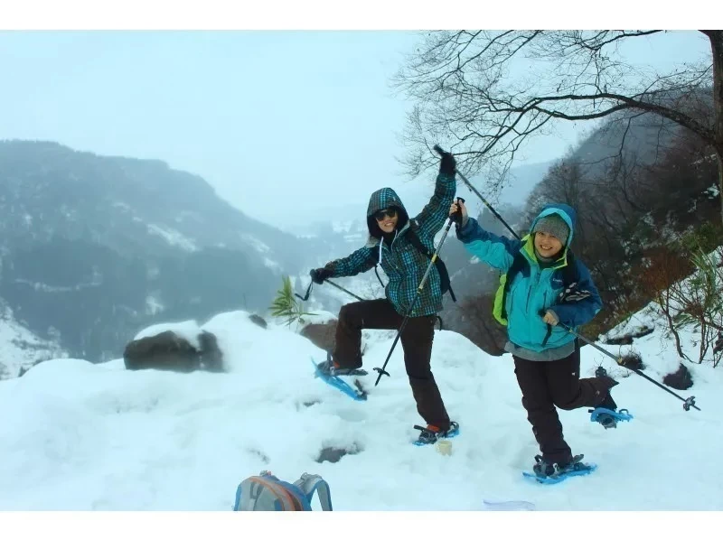 【新潟・十日町・スノーシュー】豪雪地帯「十日町」をぷらっと雪上ハイキング！ティータイム＆温泉付（半日）の紹介画像
