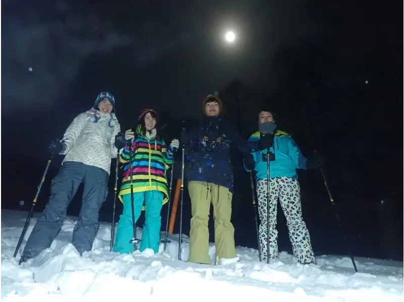 ⭐️【群馬・みなかみ・スノーシュー・ナイト】夜の雪原を歩いてみよう！体力に自信のない方も安心！ガイドつき！⛄️❄️の紹介画像