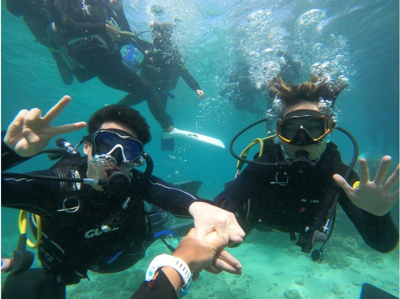 [Participate on the day / Blue cave diving in private style] Beginner
