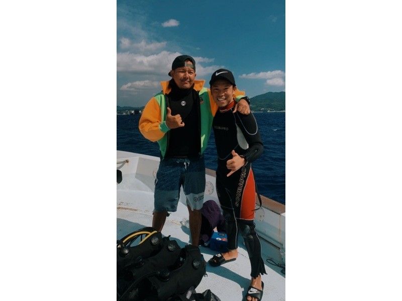 [Okinawa Headquarters, Minna Island or Sesoko Island] Beginner-friendly boat experience diving 2 divesの紹介画像