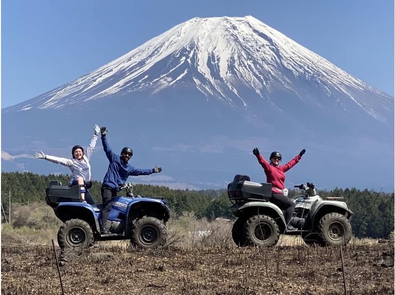 【ATV越野車3小時】可以盡情地玩越野車和放置（富士山越野車）的非常滿意的ATV體驗課程！ ！ ！の紹介画像