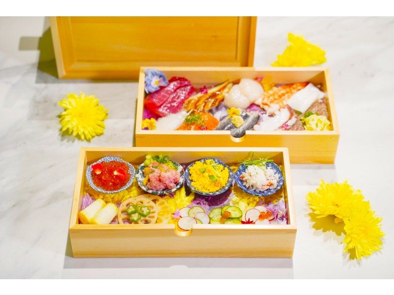 [Tokyo/Shinjuku 3-chome] Hanatemari sushi making experience/Japanese traditional culture x photogenic! 2 hours of fun for couples, groups, and families!の紹介画像