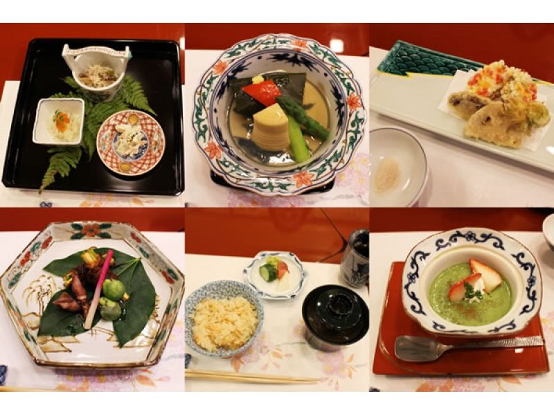 [เกียวโต/กิออน] กฎบัตรกลุ่ม! แผนอาหารกลางวัน "หลักสูตรไคเซกิตอนเที่ยงของเกียวโต" กับไมโกะの紹介画像