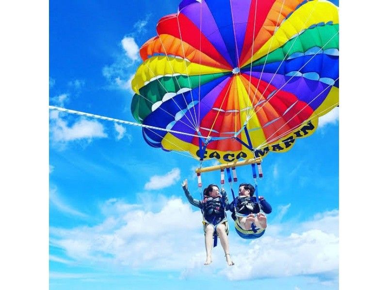 [You can enjoy a day at a great price!!] Ginowan! BBQ x parasailing plan! 2 people~◎の紹介画像