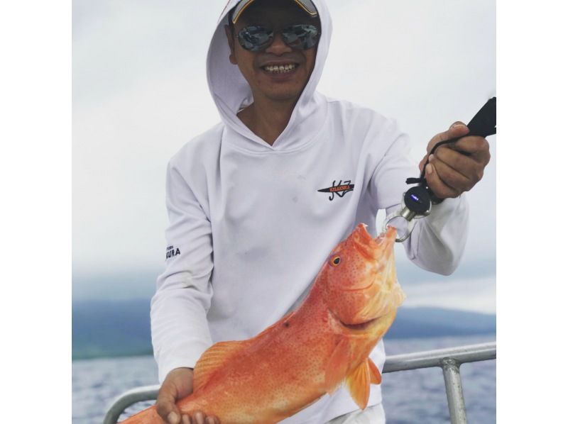 [Spring Sale in progress] Aim for a big fish with a half-day swim fishing on Ishigaki Island. Catch a red jinbai! [PM course]の紹介画像