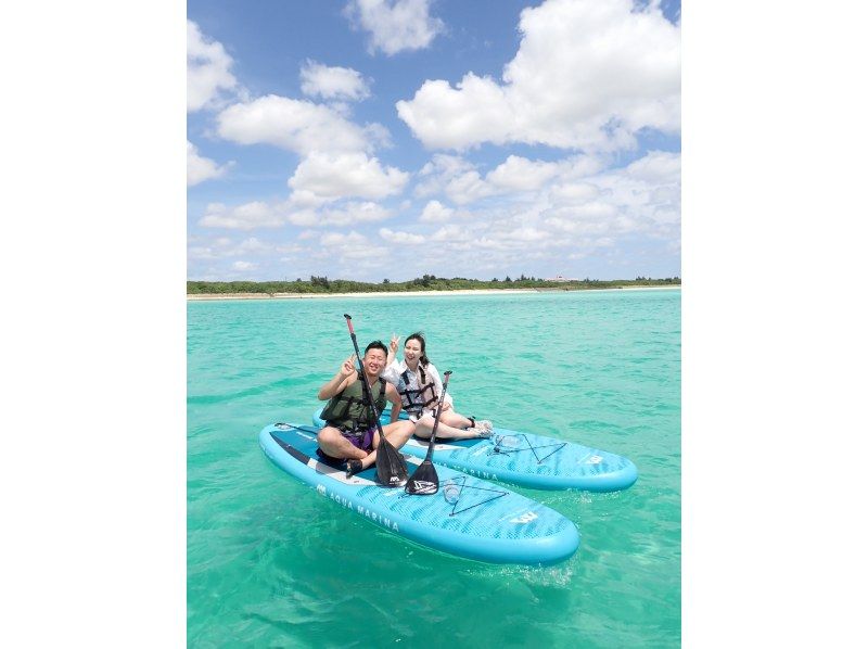 Miyakojima "Sure to look great on social media!" Fully reserved! [SUP tour & sea turtle snorkeling] 100% encounter rate continues! ★ Same-day reservations OK! ★ Free photo dataの紹介画像