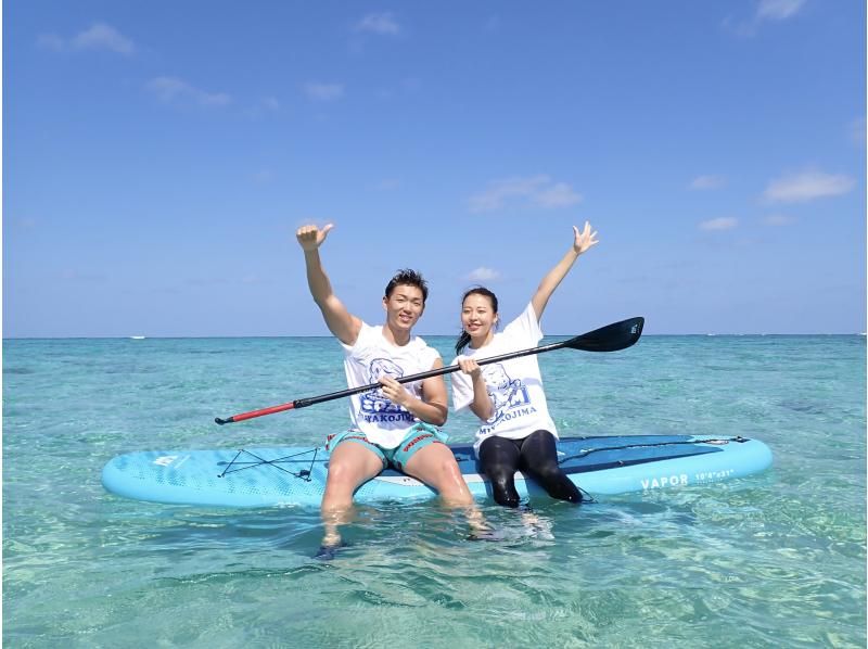 Miyakojima "Sure to look great on social media!" Fully reserved! [SUP tour & sea turtle snorkeling] 100% encounter rate continues! ★ Same-day reservations OK! ★ Free photo dataの紹介画像