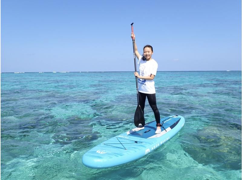 [Miyakojima / Fully Private] {Experience the Miyako Blue!} Private SUP experience limited to one group! ★Reservations on the day OK! ★Free photo data!の紹介画像