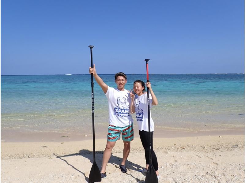 Miyakojima "Experience the Miyako Blue!!" Private chartered SUP tour for one group only ★ Same-day reservations OK! ★ Free photo data!の紹介画像