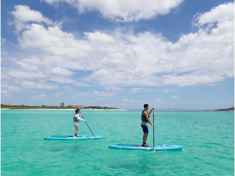 Miyakojima "Experience the Miyako Blue!!" Private chartered SUP tour for one group only ★ Same-day reservations OK! ★ Free photo data!の紹介画像