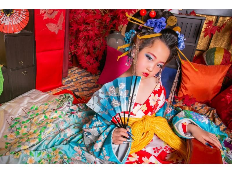 Same-day reservations possible! [3-minute walk from Kyoto Station] For women! "Children's Oiran Plan" can be experienced alone or with friends!の紹介画像