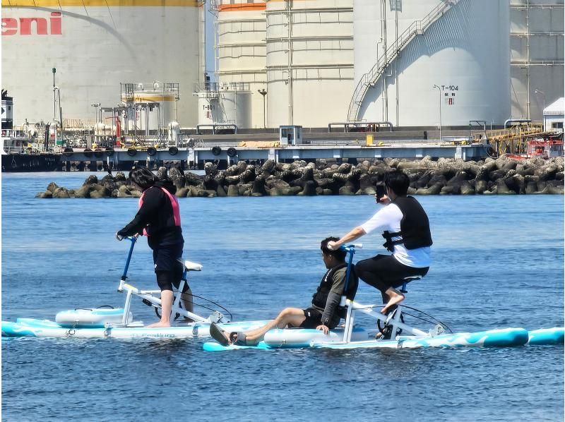 [10 minutes walk from Chiba Minato Station] Kanto's first! SUP cycle (water bicycle) experience. Easily create memories at the beach.の紹介画像