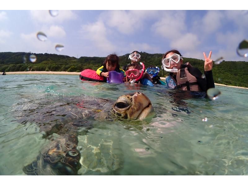 OPENSALE! Miyakojima, Family Private Rental, 2 Hours [Family Only♪ Sea Turtle Snorkeling Photo Tour] 100% chance of seeing a sea turtle ◎ Equipment Rental & Free Photos ◎の紹介画像
