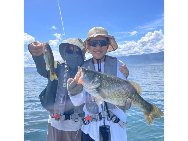 【滋賀・大津】びわ湖釣りガイド「ハーフデイプラン・４ｈ」初心者歓迎！手ぶらOKの紹介画像