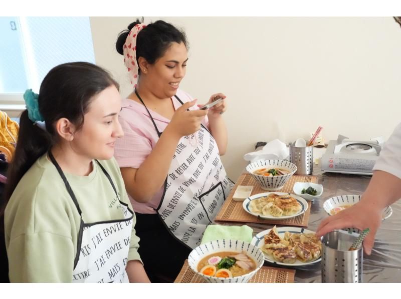 [Tokyo, Ikebukuro] Cooking Class: Ramen & Gyoza Making with Matcha Tasting at Kitchen Studio