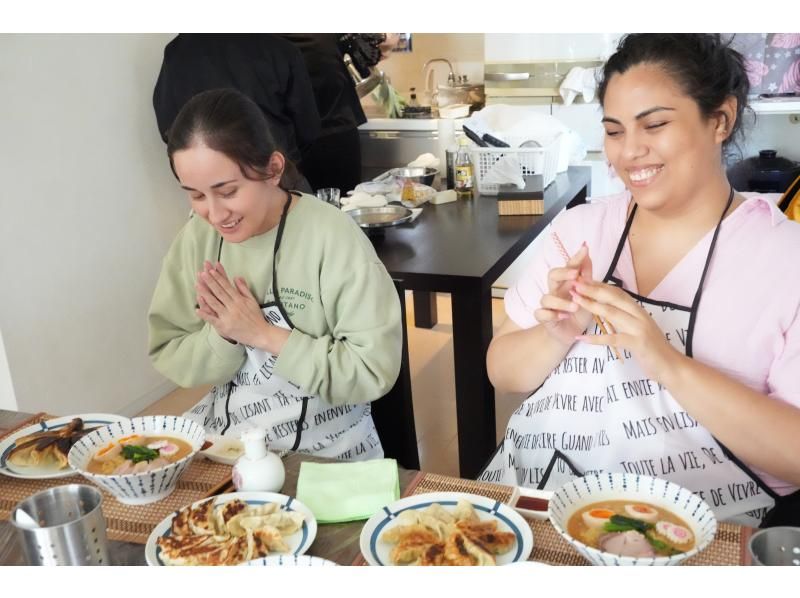 [Tokyo, Ikebukuro] Cooking Class: Ramen & Gyoza Making with Matcha Tasting at Kitchen Studio