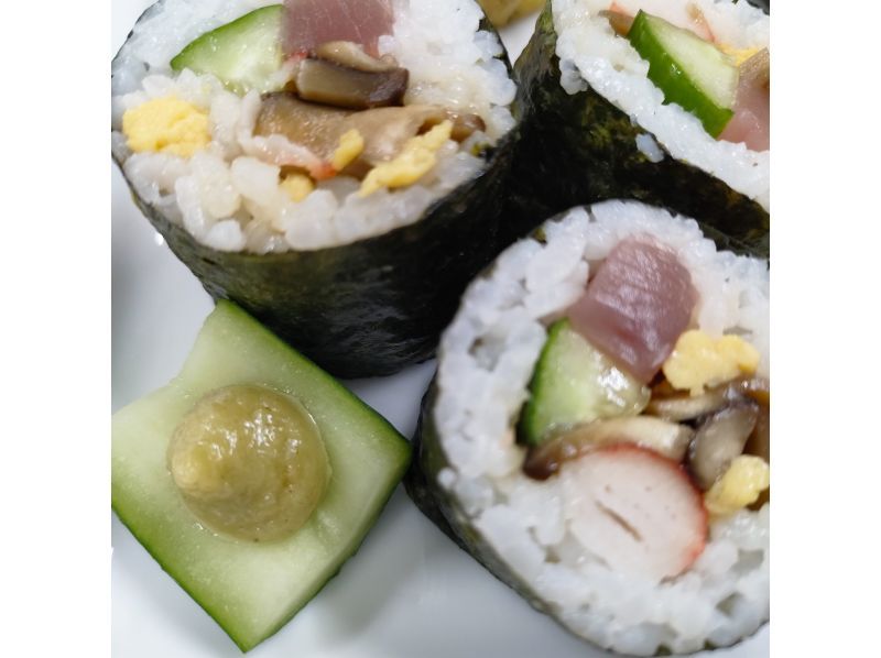 [池袋/东京]春季促销正在进行中享受日本的味道！卷寿司体验：厚/薄卷、小碗和甜点の紹介画像