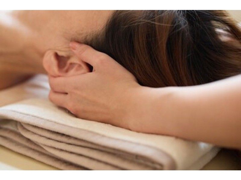 キャンペーン実施中☆【恵比寿】もみほぐし＋ヒーリングアロマオイルトリートメント＋ドライヘッドスパ＋耳つぼの4プラン☆たっぷり180分☆の紹介画像