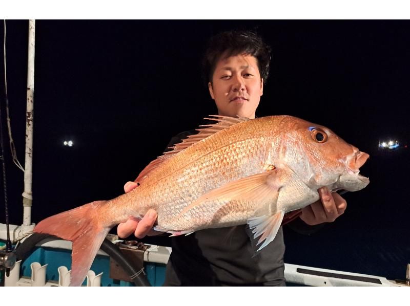 [和歌山/周参见町[包船]]红鱿鱼钓鱼和游泳！ （6月至9月半夜）の紹介画像