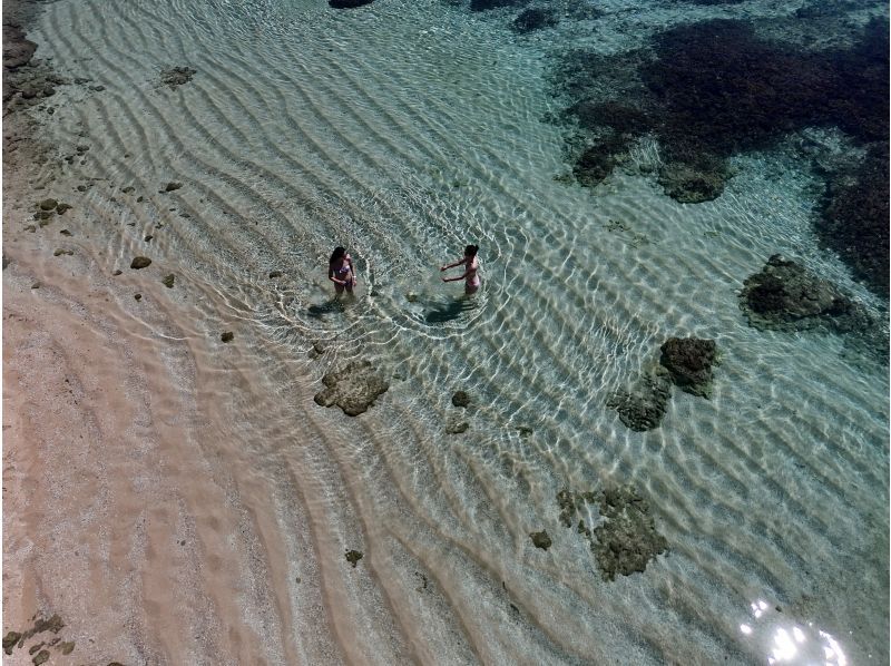 [Miyakojima] One group only, sea turtle snorkel photo tour with drone.