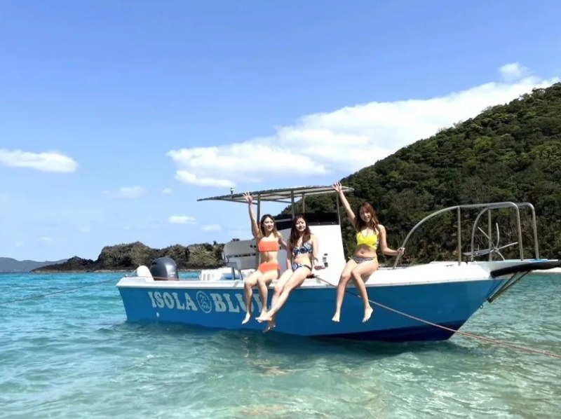 【奄美大島・シュノーケリング】【冬OK!!】船で行くコウトリビーチ上陸＋ボートシュノーケル♪ウェット＆温水シャワー完備《Dプラン》の紹介画像