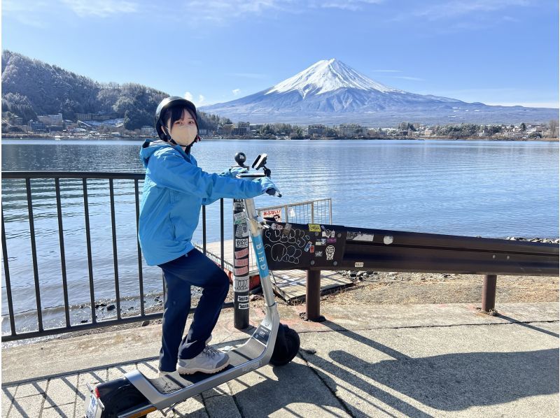 【야마나시·가와구치코·후지 요시다] 전동 킥보드로 간다! 천공의 도리이와 신쿠라야마 아사마 공원의 절경 만끽 가이드 플랜!の紹介画像