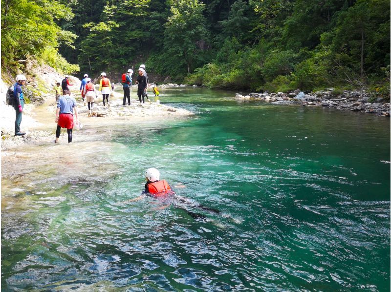 [Akita・Shirakami-Sanchi] Shirakami-Sanchi 1-day river trekking - A day of fun for adults and children alike in the clear stream ♪ For beginners <Free photo data>の紹介画像