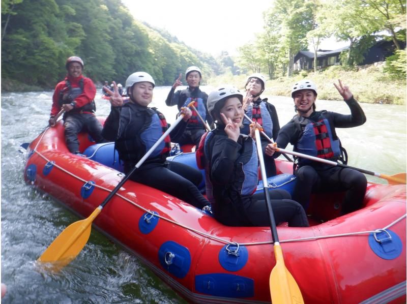 [Gunma/Minakami/Half-day rafting 3 hours] Group discount plan  Free equipment rental