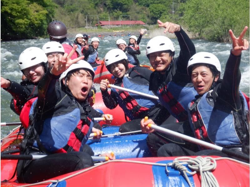 [Gunma/Minakami/Half-day rafting 3 hours] Group discount plan  Free equipment rental