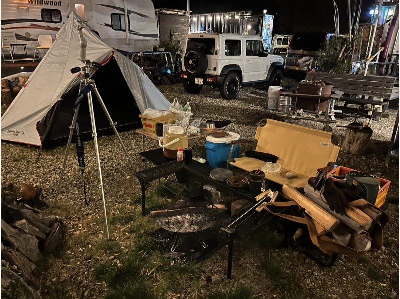 [Shizuoka/Atami] PrivateOutdoorFacility Outdoor experience facility "Base Camp Yugawara" tent/tarp site (2-15 people)の紹介画像