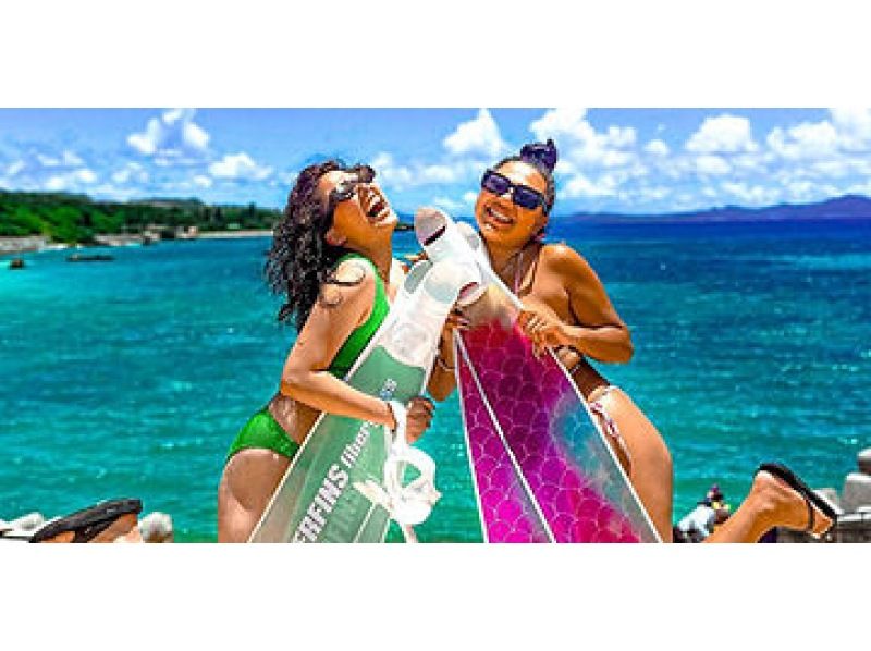 Swim with turtles [Onna Village Nakayukui] Beach entry skin diving (for beginners)の紹介画像