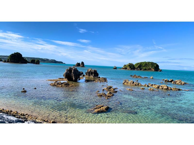 [เกาะยากาจิ/เกาะโคริ] เซตส่วนลด! เที่ยวรอบเกาะโคริและดำน้ำตื้นบนบานาน่าโบ๊ทの紹介画像