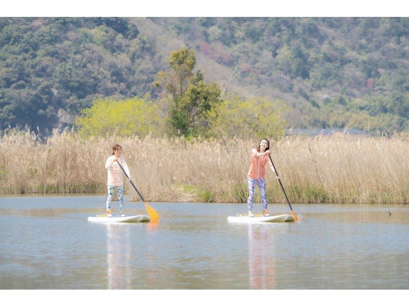 [Shiga/Omihachiman] ☆Suigo SUP cruise in Azuchihachiman, one of the eight scenic views of Lake Biwa☆ Suigo SUP cruise! !The maze-like excitement is the best! ! 1 hour courseの紹介画像