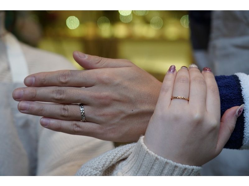 [เฮียวโกะ/ฮิเมจิ] ประสบการณ์แหวน / การจับคู่ทำมือหนึ่งเดียวในโลก! (ทองเหลืองหรือเงิน)の紹介画像
