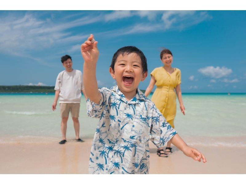 Okinawa Miyakojima Sightseeing Model Course Car Available Family Beach Parents and Children Family Children Miyakojima Opposan