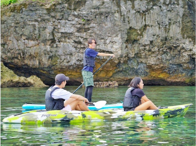 [沖繩/與那國島]在遠海的孤島上享受大自然！ SUP 或獨木舟之旅探索海洋！の紹介画像