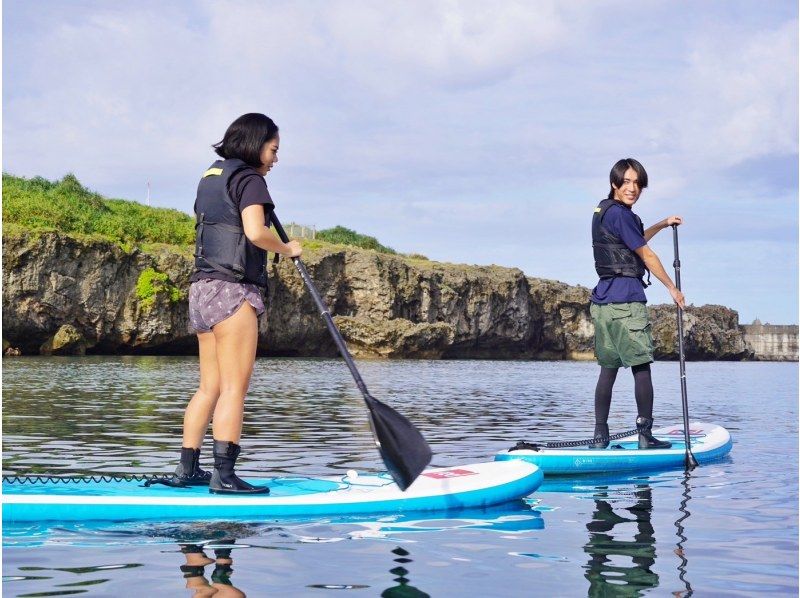 【오키나와 요나구니 섬】 절해의 고도에서 대자연을 만끽! 해원을 탐험하는 SUP or 카누 투어!の紹介画像